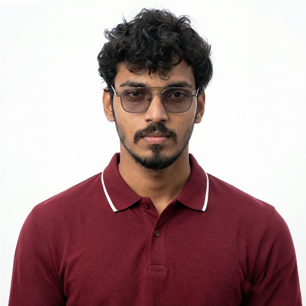 Rectangular Turban Fit Black Eyeglasses - 47009