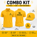 Custom Event Kit: Polo + Cap + Button Badge